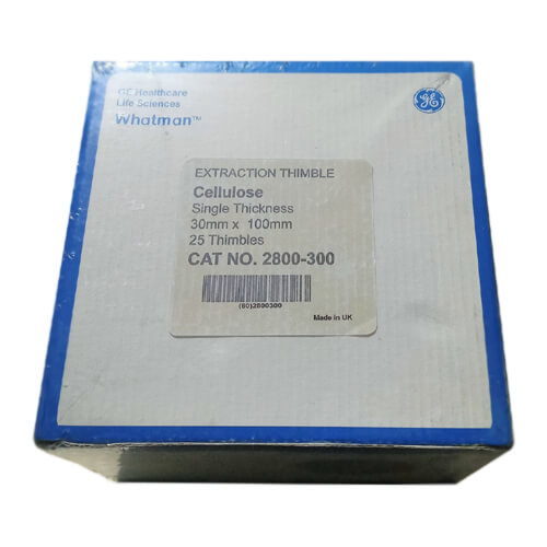 Whatman Cellulose Extraction Thimble Size 30 x 100 mm 25pcs per box