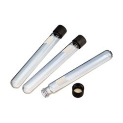 Pyrex Test Tube with Black Cap 4 Inch Clear Tube in Labtex