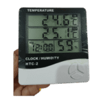 HTC-2 Temperature Humidity Digital Hygrometer with Clock