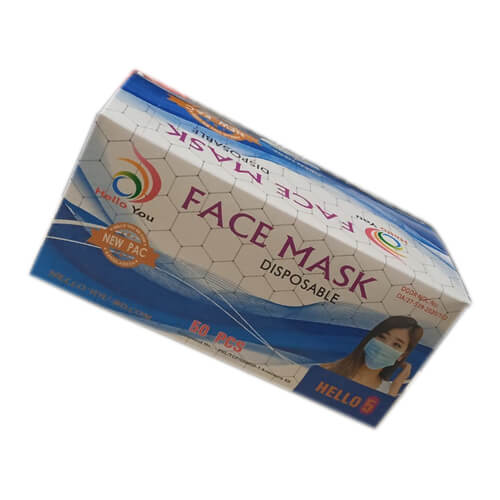 One Time Face Mask 50 Pcs