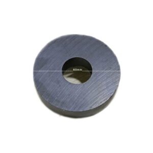 Round Magnet with Center Hole, 60mm Dia