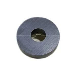 Round Magnet with Center Hole, 60mm Dia