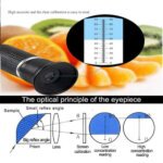Portable Refractometer for Food, Fruit Juice, Beverages 0-90% Brix