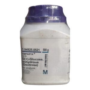 D(+) Glucose anhydrous for Biochemistry 500gm Merck India