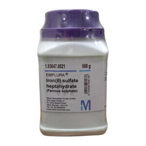 Ferrous Sulfate Heptahydrate 500gm, Merck India