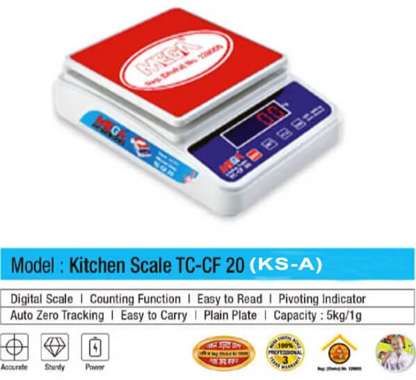 Details of Mega 5 Kg Digital Kitchen Scale, KS A by Labtex Bangladesh Details of Mega 5 Kg Digital Kitchen Scale, KS A by Labtex Bangladesh