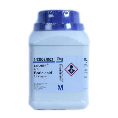 Boric Acid Powder 500gm Lab Grade India