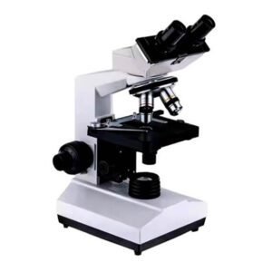 Economical Electric Binocular Microscope XSZ-107BN Left Side