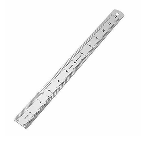 12 inch Steel Scale for Chemistry laboratory