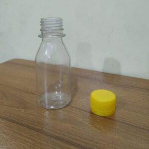 230ml Empty Plastic Bottle with Yellow Cap