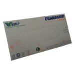 Dermagrip Ultra Nitrile Hand Gloves 1 Box Blue Color, Large Size