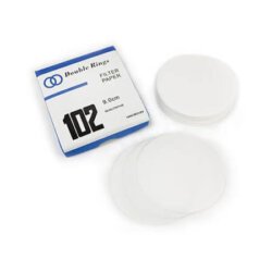 Double Rings 9 cm Filter Paper, 100 Pcs Per Box