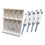 DragonLab Adjustable Single Channel Micropipette 4 Pcs with Stand Combo Pack