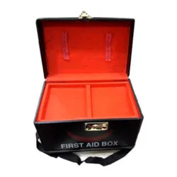 Family First Aid Box - Black Color 12"X7"