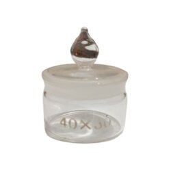 Glass Weighing Bottle 40x30mm for Lab Use