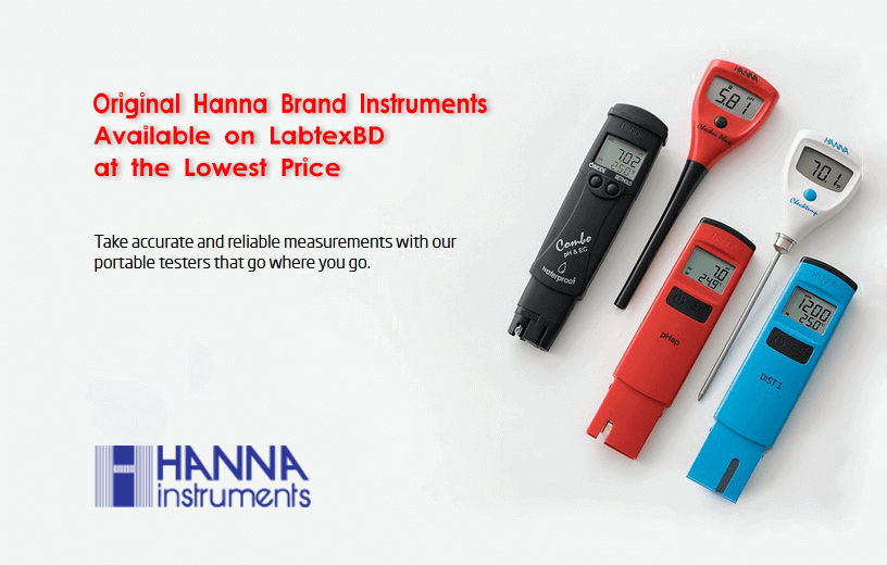 Hanna Meters and Test Kit available on Labtexbd