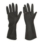 Industrial Hand Gloves, Black Color 1 Pair
