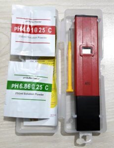 Pen Type Pocket pH Meter for PH Testing 107