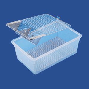 PolyLab Plastic Animal Cage Double Grill