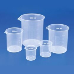 PolyLab Beaker Set 50ml, 100ml, 250ml, 500ml & 1000ml