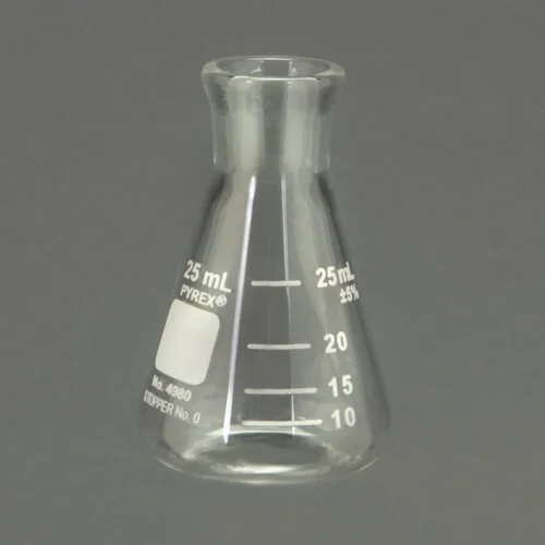 Pyrex 25 mL Glass Conical Flask 1 Piece