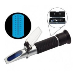 Refractometer (0-50%) for Methanol, Glass Resin