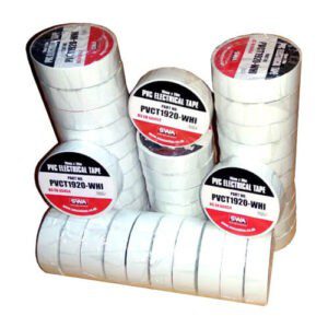 SWA PVC Electrical Tape for Textile Uses PVCT1920 WHI