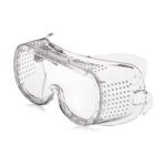 Safety Goggles Transparent Color With Rubber