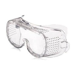 Safety Goggles Transparent Color With Rubber