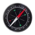Smart Magnetic Compass 70 mm Large Size Black Color Travel Compass