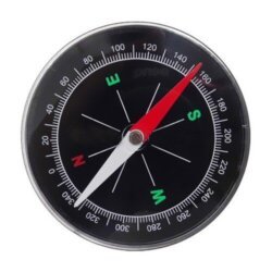Smart Magnetic Compass 70 mm Large Size Black Color Travel Compass