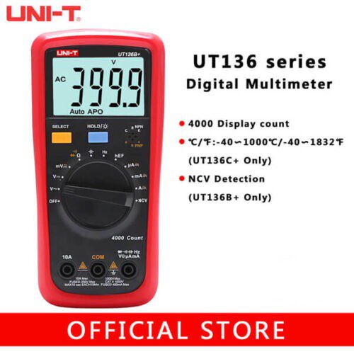 UNI T Digital Multimeter UT136B AC DC Resistance Frequency Auto Range Meter Details