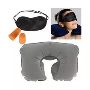 3 in 1 Travel Neck Pillow Set