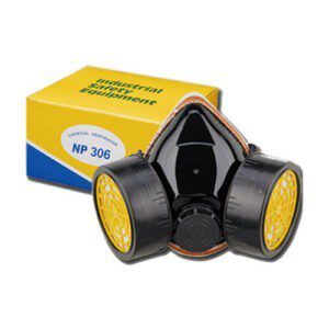 Chemical Mask NP 306 Black Double Cartridge Chemical Gas Mask