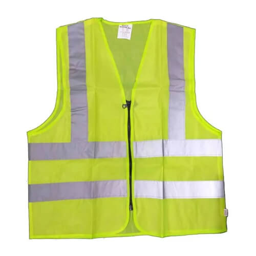 Green Color Safety Vest Medium Quality