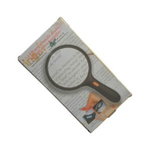 Magnifying Glass 150mm Double Magnification Magnifier with 3 LED Light