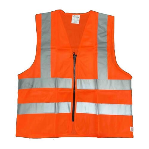 Orange Color Safety Vest Medium Quality