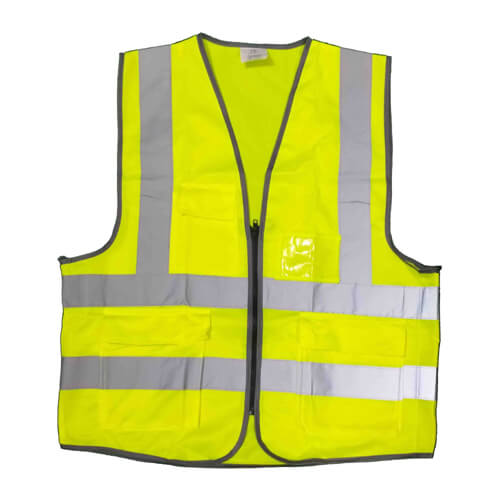 Safety Vest with 4 Pocket Best Quality Green Color