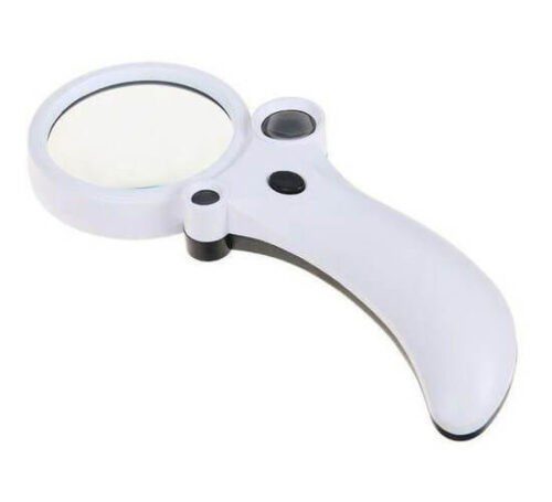 TH600600CH 2.5X 25X 50X LED light Multipower Handheld Magnifying Glass