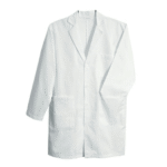 White Medical Apron Best Quality 3 Quarter Sleeve 36 Size