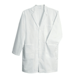 White Medical Apron Best Quality 3 Quarter Sleeve 36 Size