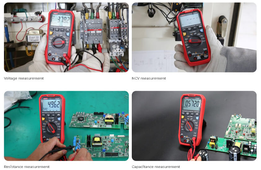 Applications of UNI T UT61B+ 1000V True RMS Digital Multimeter