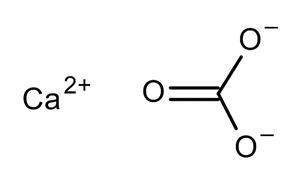 Chemical Structure of Calcium Carbonate