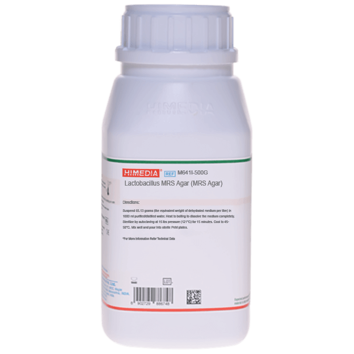 Himedia Lactobacillus MRS Agar, 500gm