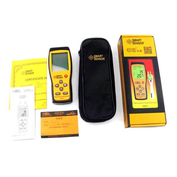 Includeings in Smart Sensor Digital Thermocouple 4 Channel Temperature Meter AS887 Smart Sensor Digital Thermocouple 4 Channel Temperature Meter AS887