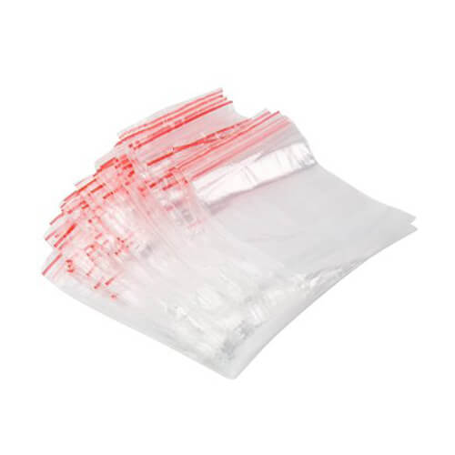 Plastic Zipper Bag 7.5×6 Inch 100 Pcs