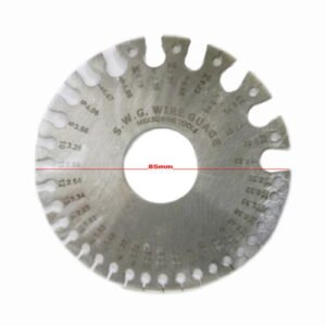 Wire Gauge Meter, SS Wire Thickness Gauge, Round Wire Gauge (1-36)