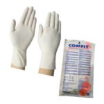 Comfit Surgical Hand Gloves 1 Pair Powdered Latex Gloves Original Malaysian