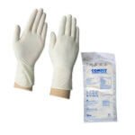 Comfit Surgical Hand Gloves 1 Pair Powdered Latex Gloves Original Malaysian