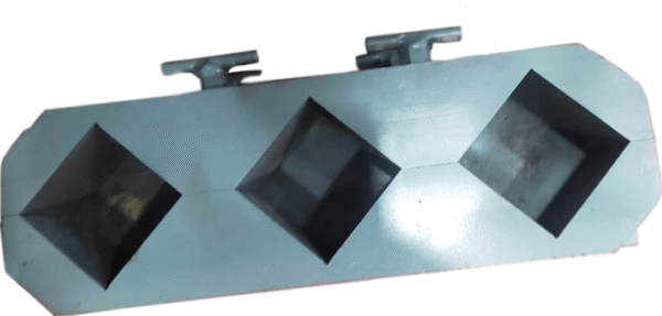 Concrete Test 3 Gang Cube Mold 50mm x 50mm x 50mm Concrete Test 3 Gang Cube Mold 50mm x 50mm x 50mm